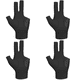 thumbnail image 1 of Guantes 3 Dedos Piscina Transpirable Billar Mano Izquierda (Izquierda) Negro, 1 of 2