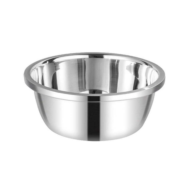 Juego De Boles De Acero Inoxidable Para Mezclar, Preparar Alimentos, Marinar, Servir Y Hornear. Base Estable, Borde Para Verter Fácilmente. Multiusos.