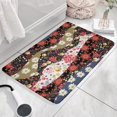 thumbnail image 3 of Pioneer Flower Floral Print Flannel Non Slip Door Rugs,Washable Door Mats Indoor,Decorative Door Mats,Dirt-Resistant and Absorbent Doormat for Entrance,Bedroom,Kitchen,Bathroom,23.5"x16", 3 of 5