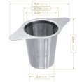 thumbnail image 5 of Teabloom Universal Loose Tea Infuser with Dual-function Lid/Dish - Fits Cups Mugs Teapots - Lid Touchpoints Remain Cool to the Touch - Steep Tea or Coffee - Connoisseur's Choice, 5 of 5