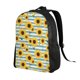 thumbnail image 2 of Easygdp Blue White Striped Sunflower A Mochila Versátil y Elegante: Comodidad, Almacenaje y Durabilidad para la Universidad, Trabajo, Viajes y Uso Diario, 2 of 8