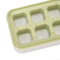 thumbnail image 3 of Ice Cube Tray with Lid 6 Cubes Silicone Mini Ice Tray for Freezer Cocktails Whiskey Beverages Easy Release Stackable Green, 3 of 5