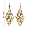 thumbnail image 4 of Pendientes de moda de 2 piezas, gotas para los oídos multicapa largas con borlas, galvanoplastia, accesorios para mujer, oro para el Día de San Ropa, zapatos y accesorios Miscelánea Oro Guardurnaity AP009390-01, 4 of 6