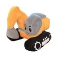 thumbnail image 3 of Excavadora de Peluche, Juguete de Construcción Interactivo, Regalos de Fiesta, Excavadora de Peluche, Camión Excavador de Peluche para Niñas Pequeñas amarillo, 3 of 8