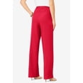 thumbnail image 3 of Roaman's Women's Plus Size Wide Leg Bend Over Pant, 3 of 6