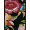 thumbnail image 5 of Unique Loom Outdoor Botanical Collection Area Rug - Floralis (2' x 3' 1" Rectangle Multi/Black), 5 of 9