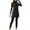 black, variant on MesaSe Moslem Muslem Maillot De Bain Plus Size Modest Burkini Polyester Hijab Girl Beach Padded Women Muslim Swimwear Swimsuit