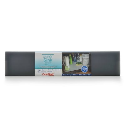 24"x4ft Horizontal Under Sink Mat Gray