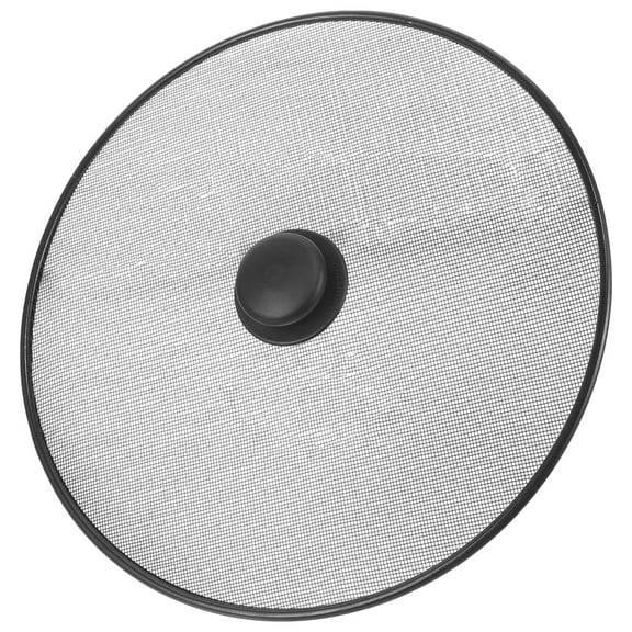 Raindrops  Bacon Grease Splatter Screen Frying Pan Guard Pot Skillet Black