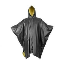 Rothco Reversible Wet Weather Black To Yellow Rain Poncho (Men's) One Size