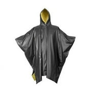 Black To Yellow - Reversible Wet Weather Rain Poncho - PVC