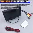 thumbnail image 4 of GJX Wireless Rear View Camera System, 4.3-Inch Monitor Backup Camera Kit, 4 of 6