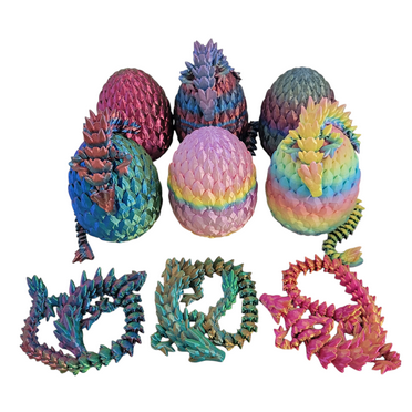 3D Printed Mystery Dragon and Egg