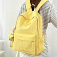 thumbnail image 2 of Floral Embroidery Backpack 17 In Large Capacity Nylon Lightweight Daypack, Multi-Pocket Casual Rucksack for Campus,, 2 of 7