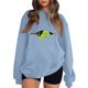 thumbnail image 1 of Suéter navideño MIARHB para mujer, jersey informal de moda para mujer, sudadera con capucha de manga larga con cuello redondo y estampado navideño, sudaderas estampadas Gr1nch, tallas S-2XL, 1 of 4