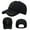 Black, variant on Black Baseball Cap Blank Trucker Hats Polyester Men Women Washed Distressed Twill Cotton Baseball Cap Vintage Adjustable Dad Hat One Size
