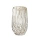 thumbnail image 1 of Vasos de cristal texturizado, 2 tamaños. Cristalería elegante y transparente for cócteles, té, agua, cerveza y refrescos., 1 of 7