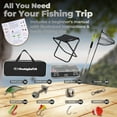 thumbnail image 2 of DaddyGoFish Kids Fishing Pole – Telescopic Rod & Reel Combo with Collapsible Chair, Rod Holder, Tackle Box, Bait Net and Carry Bag for Boys and Girls, 2 of 7