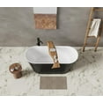 thumbnail image 7 of Yesfashion 67" Acrylic Freestanding Contemporary Soaking Bathtub with Stainless Steel Pop-Up Drain and Overflow Option Bathtub, 7 of 7