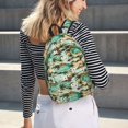 thumbnail image 5 of Disketp Colorful Hawaii Palms Mochila de Lona Estampada, Mochila Escolar de Viaje Ligera para Estudiantes y Portátil-Medium, 5 of 5