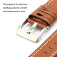 thumbnail image 2 of Correa de reloj de piel de vaca, repuesto de correa para Samsung Gear S2 Sport S4 (marrón), 2 of 11