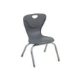 thumbnail image 4 of FDP - Chair - ergonomic - round - gray (pack of 4), 4 of 10
