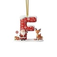 thumbnail image 1 of Christmas Tree Decoration 2D Acrylic Decoration Letter Pendant With 26 Letters Christmas Hanging Decoration DIY Crafts Christmas Home Decoration, 1 of 1