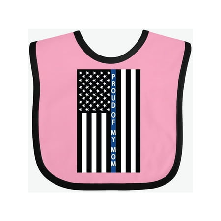 

Inktastic Police Officer Mom Law Enforcement Gift Baby Boy or Baby Girl Bib