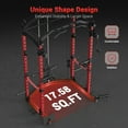Whizmax Power Rack Cage, 1600 Lbs Weight Rack with Cable Crossover