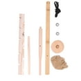 thumbnail image 1 of Wood Drilling Fire Making Tool Survival Emergency Ignitor Kit for Outdoor Camping, 1 of 11