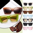 thumbnail image 4 of JHLZHS Womens Sunglasses Polarized Ladies Jelly Sunglasses Retro Simple Oval Square Net Red Sunglasses Baseball Sunglasses for Men Vintage Sunglasses for Women, 4 of 6