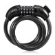 thumbnail image 2 of Candado para bicicleta Irfora Candado con cable de codificación para bicicleta Candado antirrobo de 5 posiciones Irfora Candado de bicicleta, 2 of 7