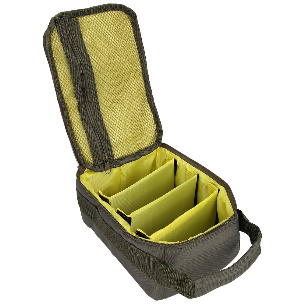 Fishing Reel Storage Case Bag Fly Tackle Gear Lure Line Organizer Cover Handbag 