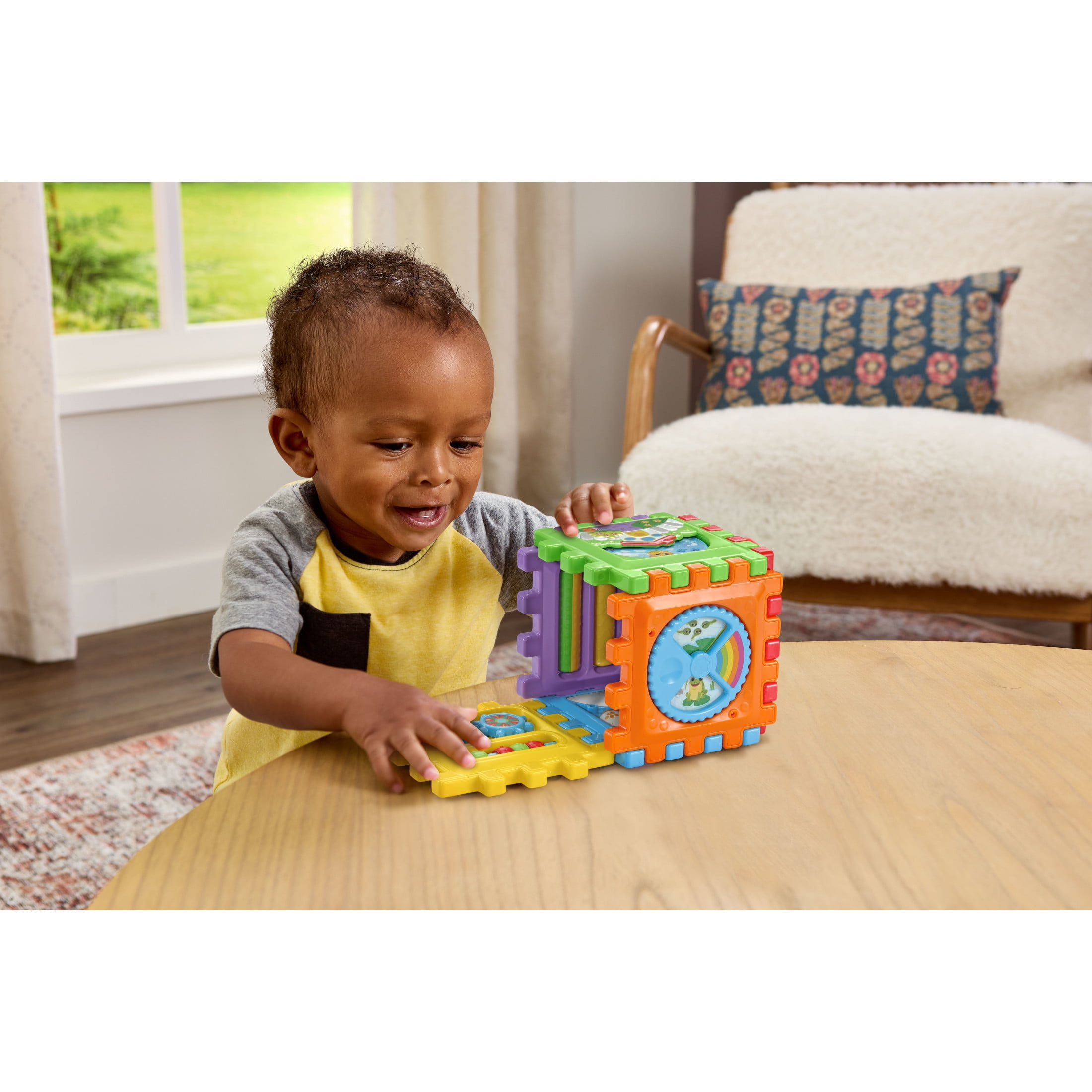 LeapFrog 6-in-1 Snap & Learn Busy Cube Interactive Learning Toy for Toddlers, Ages 12–36 Months