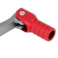 thumbnail image 5 of 0.47 inch Aluminum Alloy Universal Motorcycle Shift Lever Folding Gear Shifter Gray and Red, 5 of 6