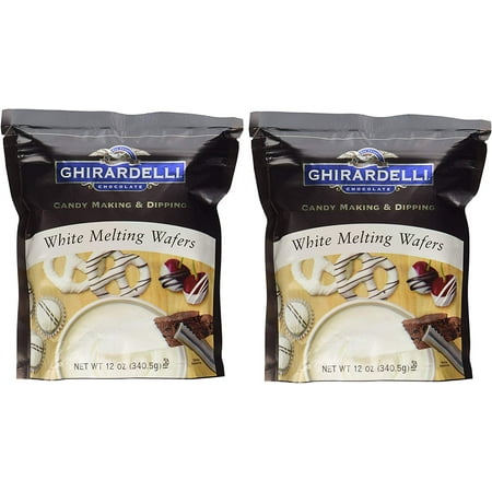 , Candy Making & Dipping, White Melting Wafers, 12oz Bag (Pack of 2)