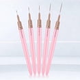 thumbnail image 3 of 5Pcs Nail Brush Pen Set Nail Art Liner Brush UV Gel Painting Acrylic Nail Tool, 3 of 5
