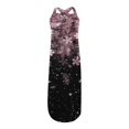 thumbnail image 5 of SMihono Robe Maxi Bohème d'Été pour Femmes Grande Taille Robe Longue Sans Manches Imprimée Col Croisé devant Robe de Plage, 5 of 5