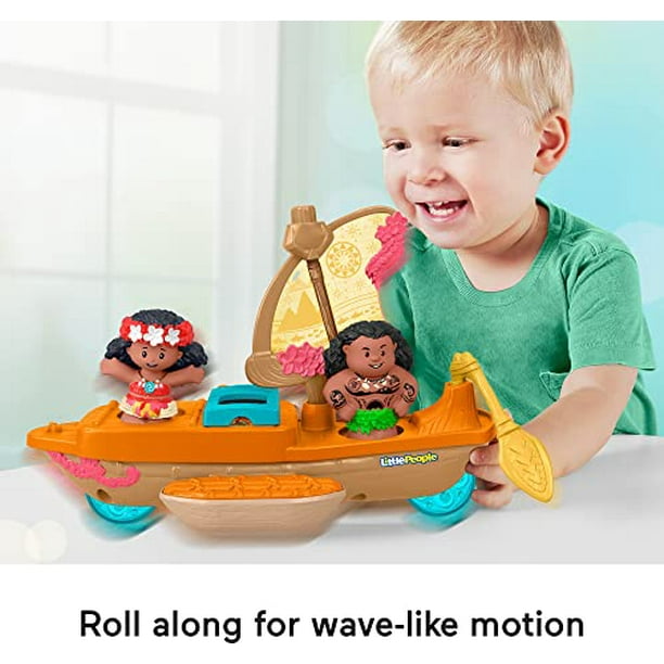 Fisher Price Little People Sail and Float fishing boat.