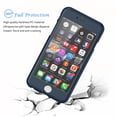 thumbnail image 2 of Apple iPhone 6 Case, Case For iPhone 6, iPhone 6 Screen Protector, Njjex Thin Premium Dual Layer Hard Case For iPhone 6 with Tempered Glass Screen Protector For iPhone 6 4.7" -Dark Blue, 2 of 4