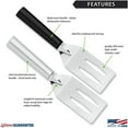 thumbnail image 3 of Rada Cutlery Cooking Spatula ? Stainless Steel Spatula With Stainless Steel Resin Handle, 3 of 6