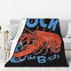 thumbnail image 3 of Manta con el logotipo de la banda Ock Lobster, manta para sofá, aire acondicionado, manta para la siesta, manta gruesa para sofá cama, manta para sala de estar de 80 x 60 pulgadas, 3 of 3
