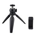 thumbnail image 1 of Injueey Trípode de escritorio pequeño para cámara, soporte estabilizador de cardán de mano plegable, soporte DSLR con Clip para teléfono Teléfono y Comunicación, 1 of 6