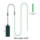 thumbnail image 4 of Tira de luces de neón MaxLax EL Wire verde de 5 m con paquete de baterías, 4 of 7