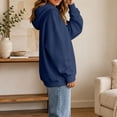 thumbnail image 6 of cocolona Oversized Hoodies for Women Long Sleeve Pullover Solid Color Sweatshirts Casual Hooded Fall Trendy Outfits, 6 of 7