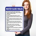 thumbnail image 2 of Nevada Water Slide Rules Sign, Complies With State Of Nevada Pool Safety Code, 18x24 Corrugated Plastic, 2 of 7