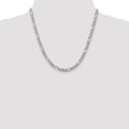 thumbnail image 4 of Primal Gold 14 Karat White Gold 5.5mm Flat Figaro Chain, 4 of 4