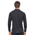 thumbnail image 3 of Expert Brand Men's Drimax Dri Fit Athletic Half Zipper Training Jacket, Black, XS, 3 of 5