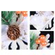 thumbnail image 2 of Adornos Colgantes Regalo Cono Pino Cereza para Fiesta Festival, 2 of 7