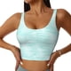 thumbnail image 1 of Balery Blue Bright Sujetadores deportivos con espalda cruzada para mujer, acolchados, sin costuras, de alto impacto, ideales para yoga, gimnasio, entrenamiento y fitness.-, 1 of 8